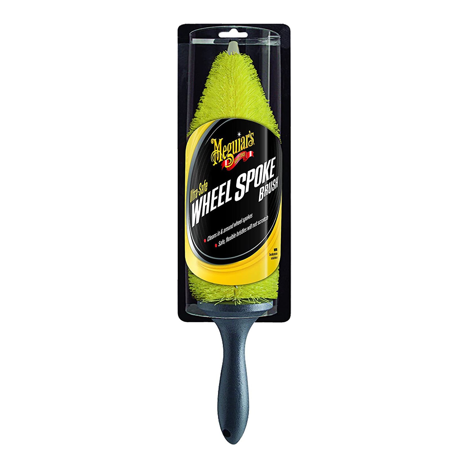 Perie pentru curatare jante auto Meguiars, Ultra-Safe Wheel Spoke Brush EU