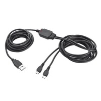 Cablu incarcare Trust GXT 222 Duo Charge & Play pentru PlayStation 4