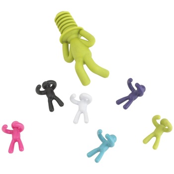 Set sase marcatoare pentru pahare si dop pentru sticla de vin, multicolor Set sase marcatoare pentru pahare si dop pentru sticla de vin, multicolor