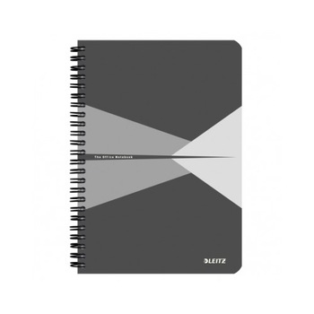 Caiet Leitz Office cu spira, coperta PP, A5, matematica Caiet Leitz Office cu spira, coperta PP, A5, matematica