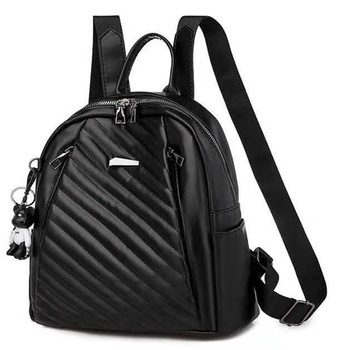 Rucsac dama Lady Stripe, Negru Rucsac dama Lady Stripe, Negru