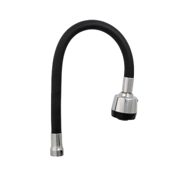 Pipa baterie lebada flexibila, perlator cu 2 functii,negru Pipa baterie lebada flexibila, perlator cu 2 functii,negru