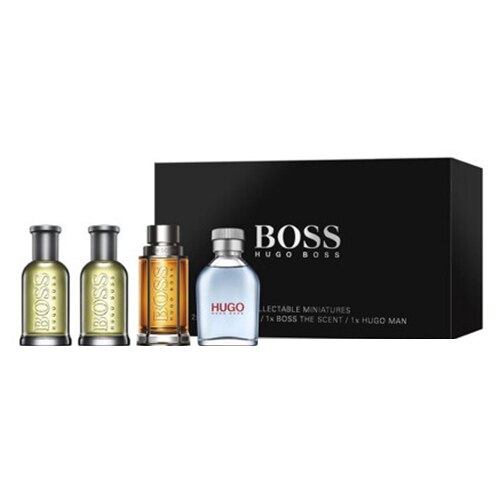 Set Hugo Boss, Barbati: Apa de Toaleta, The Scent, 5 ml + 2 x Apa de Toaleta No.6 Bottled, 5 ml + Apa de Toaleta, Hugo, 5ml