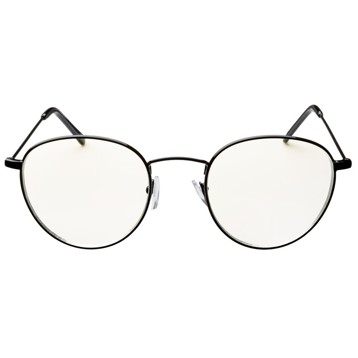 Очила Icon Eyewear, VEGAS, Блокират синята светлина от екраните на устройствата, Овални, Черен