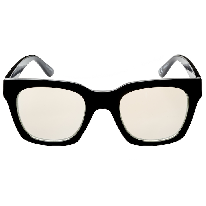Очила за защита от компютър Icon Eyewear, NOVA, Подходящи и за екран на телефон, Анти синя светлина, Правоъгълни, Черни