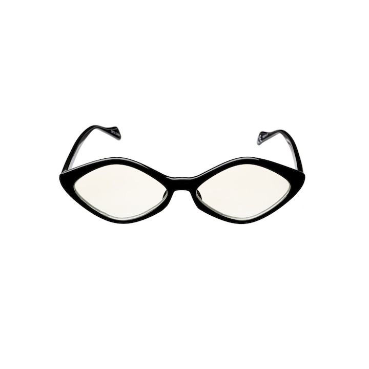 Очила за защита на компютър Icon Eyewear, PUK, Подходящи и за екран на телефон, Анти синя светлина, Черен