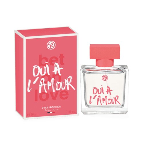 Apa de parfum Oui a l'Amour, Yves Rocher, Vaporizator 30 ml