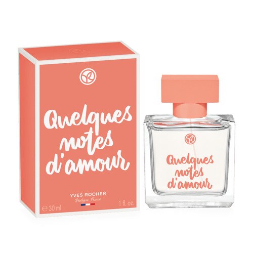 Apa de parfum Quelques Notes d'Amour, Yves Rocher, Vaporizator 30 ml