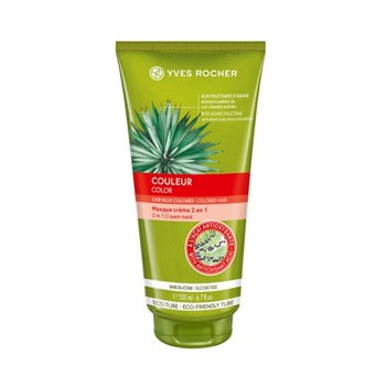Masca pentru par vopsit 2 in 1, Yves Rocher, 200 ml Masca pentru par vopsit 2 in 1, Yves Rocher, 200 ml