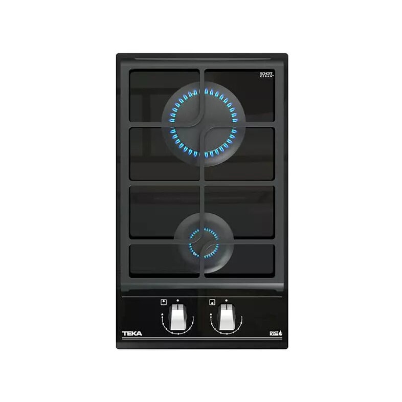 Plita Incorporabila Teka GZC 32300, Gaz, 2 Zone, 30 cm, Negru