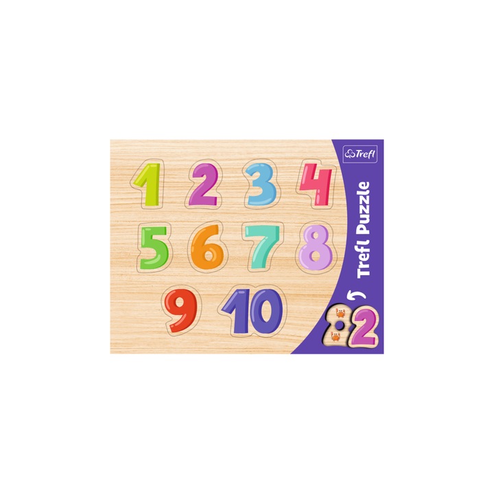 Trefl 10 db-os fahatású forma puzzle - Számok (31304)
