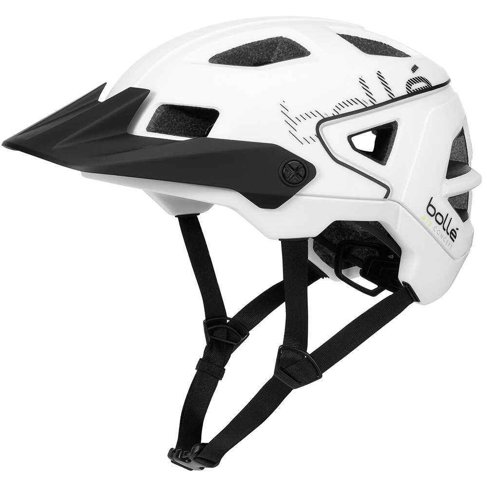 Casca de ciclism BolleTrackdown,Alb Mat, 52-55cm