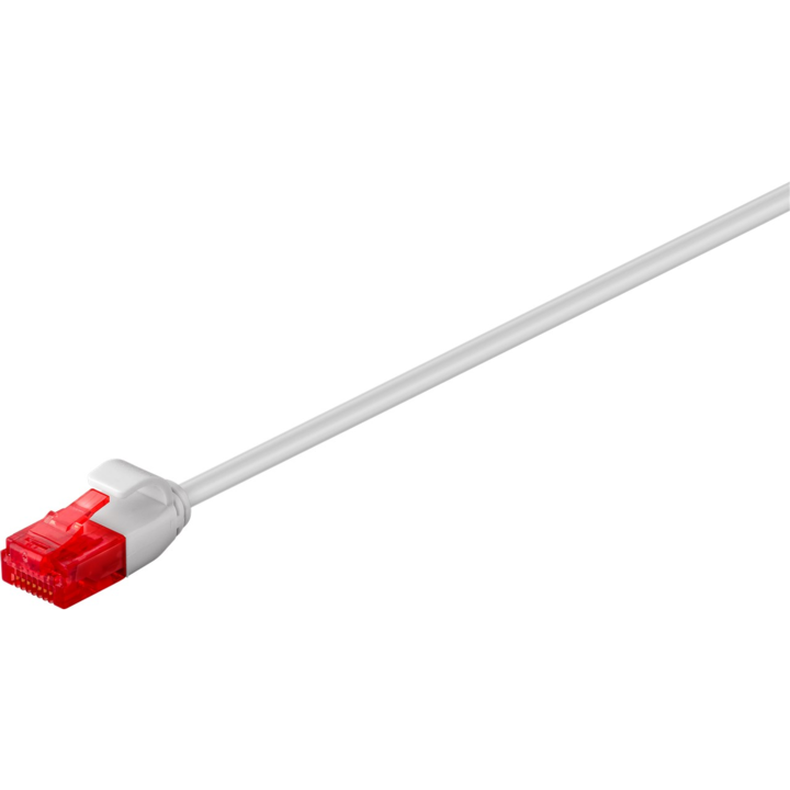 Cablu UTP CAT6 slim mufat 10m patchcord gri Goobay