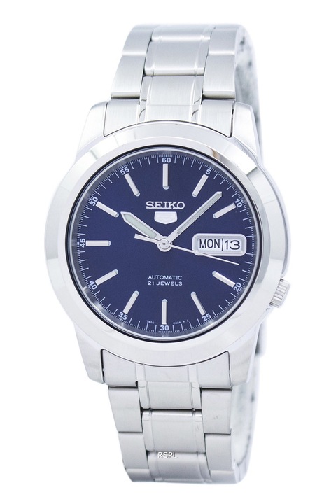 Seiko, Ceas automatic cu bratara metalica, Argintiu