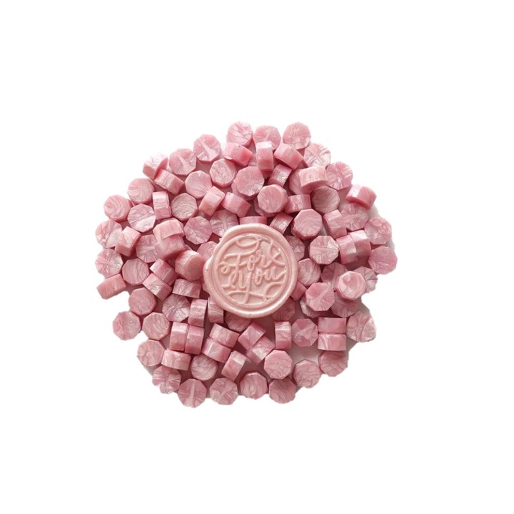 Pearl Pink Pearl Wax készlet pecséthez - 100 db / csomag