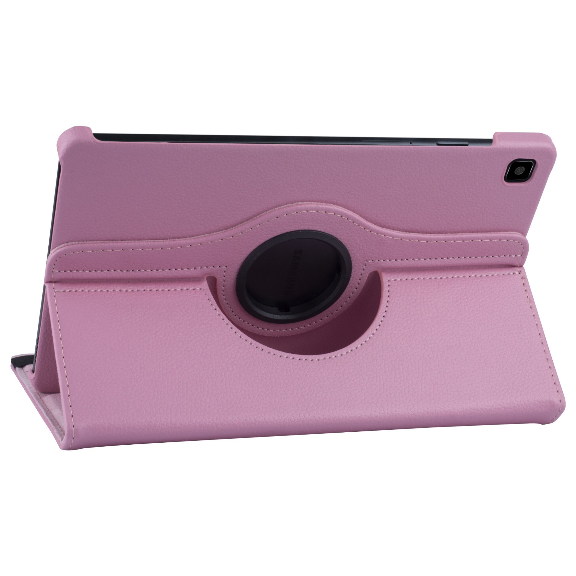 Husa Stand Rotativ compatibila cu Samsung Galaxy Tab S6 Lite (SM-P610, SM-P615) 10.4 inch Roz