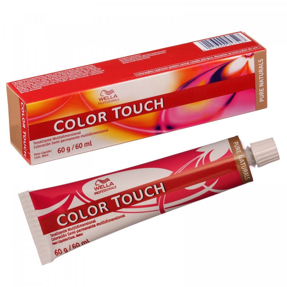 Vopsea de par semipermanenta Wella Professionals Color Touch 6/7, Blond Inchis Castaniu, 60ml