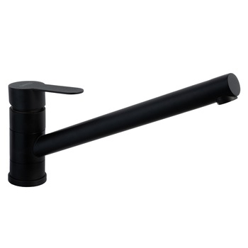 Baterie bucatarie TRENDY'S, pipa lunga mobila , negru mat Baterie bucatarie TRENDY'S, pipa lunga mobila , negru mat