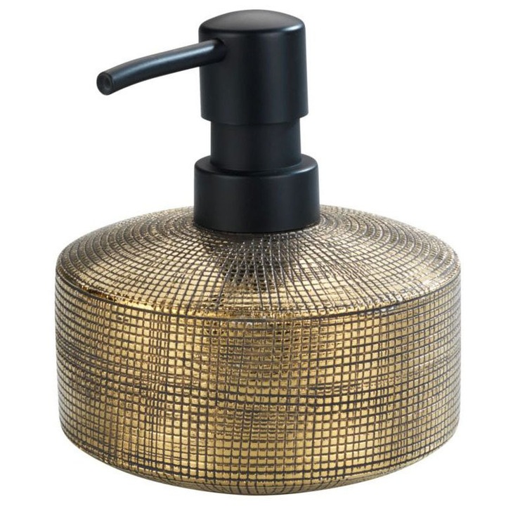 Дозатор за течен сапун RIVARA, Gold, 200 ml, Wenko