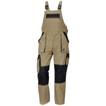 Salopeta pieptar Cerva Max Summer bej/negru, marimea 52 Salopeta pieptar Cerva Max Summer bej/negru, marimea 52