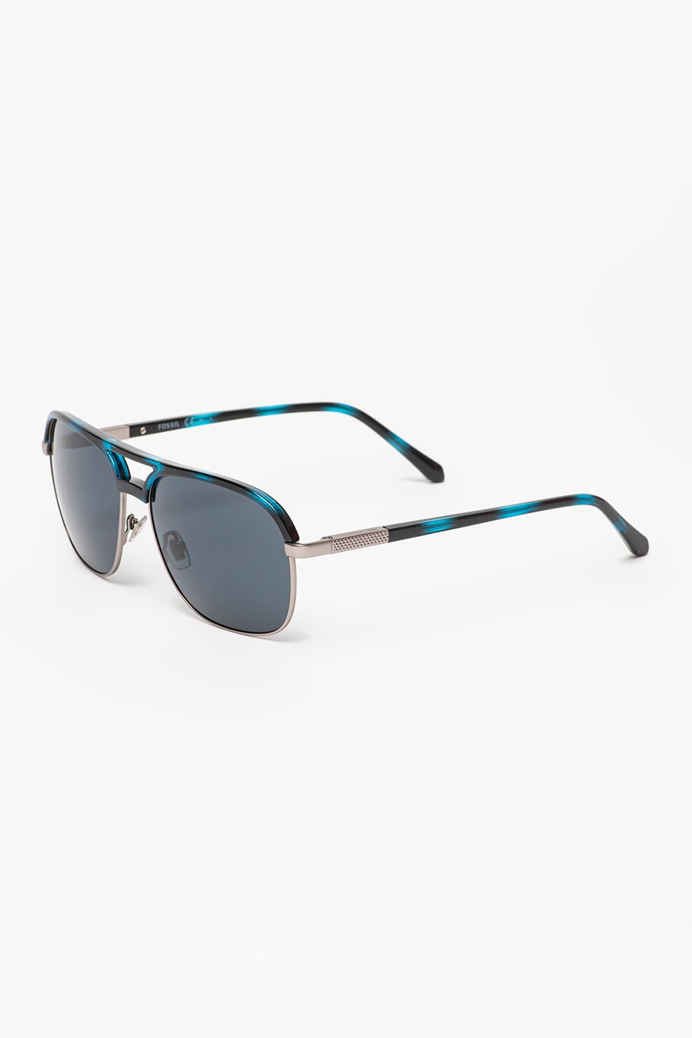 Fossil, Ochelari de soare pilot, Bleumarin inchis, 58-15-140 Standard