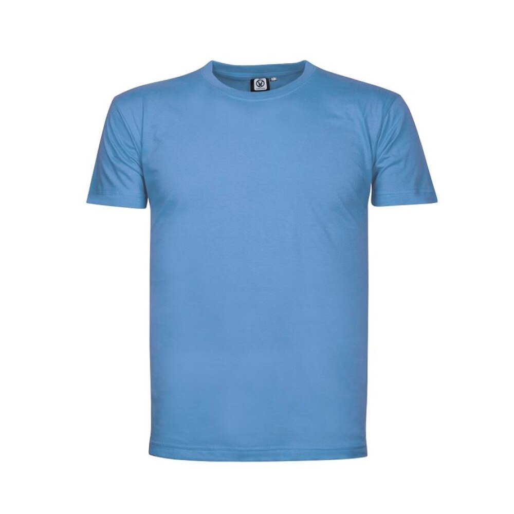 Tricou simplu cu maneca scurta Lima, culoare albastru azur, marimea L