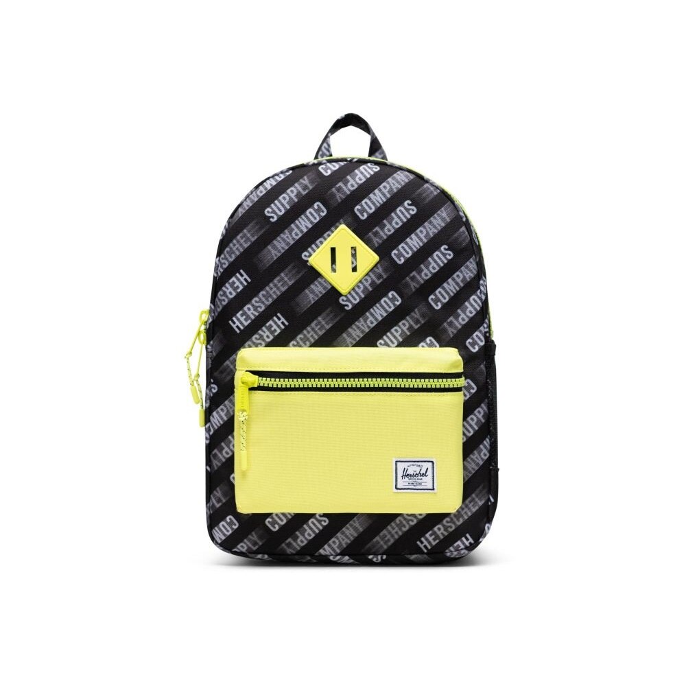 Rucsac Herschel pentru copii Heritage, Negru/Galben