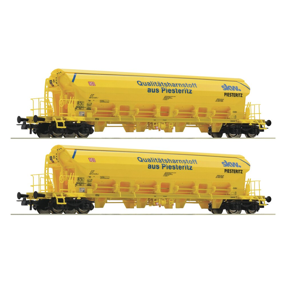 Set Vagoane cu acoperis glisant, Roco, scara H0, set de 2 piese