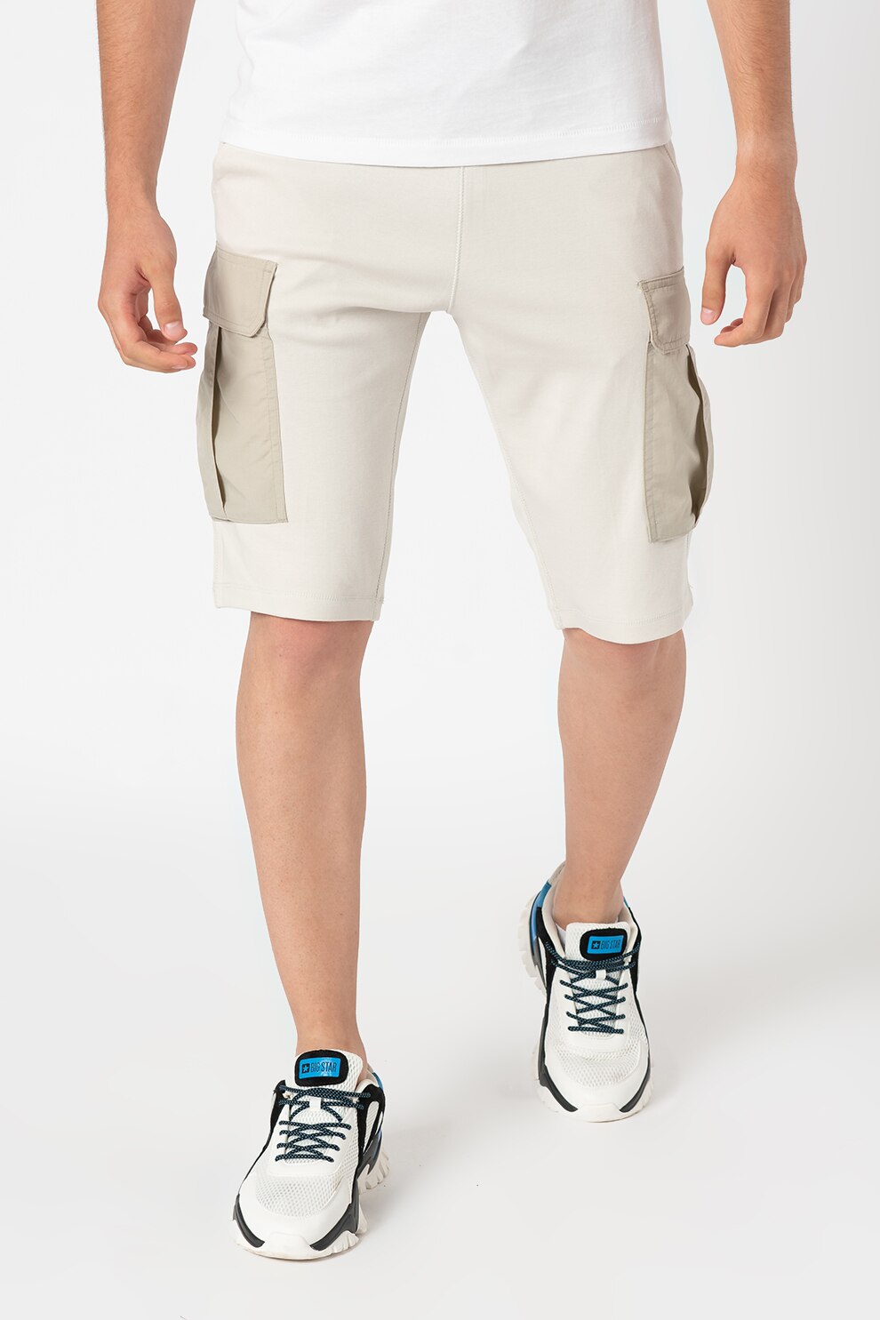 s.Oliver, Pantaloni scurti regular fit cargo Phoenix, Maro nisip