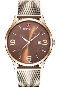 Ceas analogic, Hanowa, 16-3085.09.005, Quartz, Auriu/Maro Ceas analogic, Hanowa, 16-3085.09.005, Quartz, Auriu/Maro
