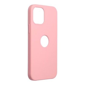 Husa Forcell Silicon pentru IPHONE 12 / 12 PRO roz (cu gaura) Husa Forcell Silicon pentru IPHONE 12 / 12 PRO roz (cu gaura)