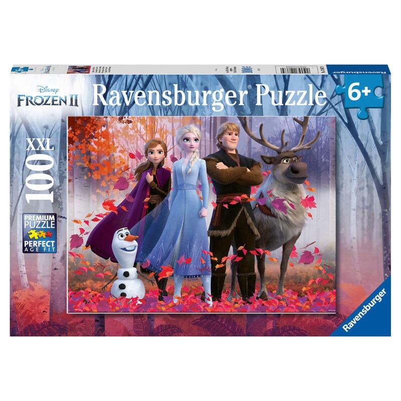 Puzzle Disney Frozen 2 Adventure , 104 piese , 48.5x33.5cm, Negru