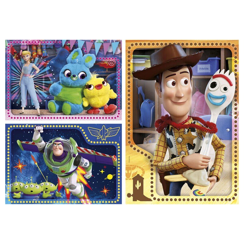 Puzzle Disney Toy Story , 3 x 48 piese , 32x22cm, Negru