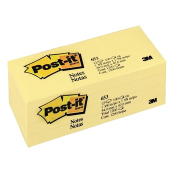 Set Notite adezive Post-it 38*51 mm, 100 file/buc, 12 buc Set Notite adezive Post-it 38*51 mm, 100 file/buc, 12 buc