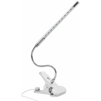 Lampa pentru laptop, 10 LED-uri, USB, Control tactil, Design flexibil, 1.5 W, 37 x 6 cm, Gri Lampa pentru laptop, 10 LED-uri, USB, Control tactil, Design flexibil, 1.5 W, 37 x 6 cm, Gri