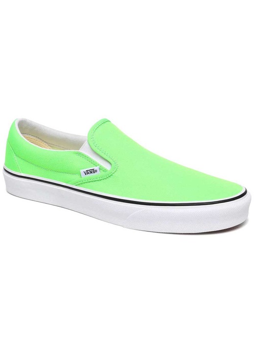 Vans tornacipő, Classic Slip-on, neonzöld, Zöld