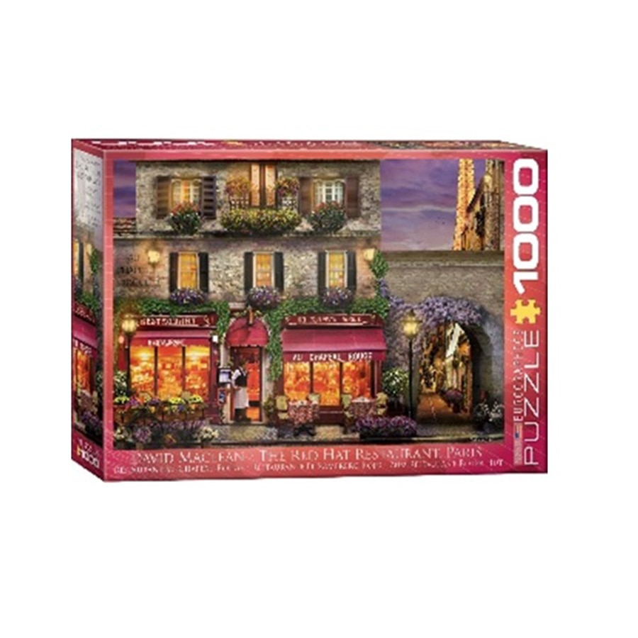 Puzzle Eurographics - David Mc Lean, Restaurant au Chapeau Rouge, 1000 piese