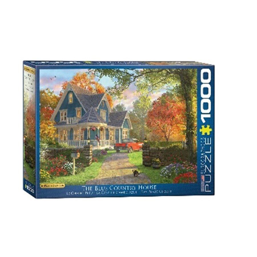 Puzzle Eurographics - Dominic Davison, The blue country house, 1000 piese