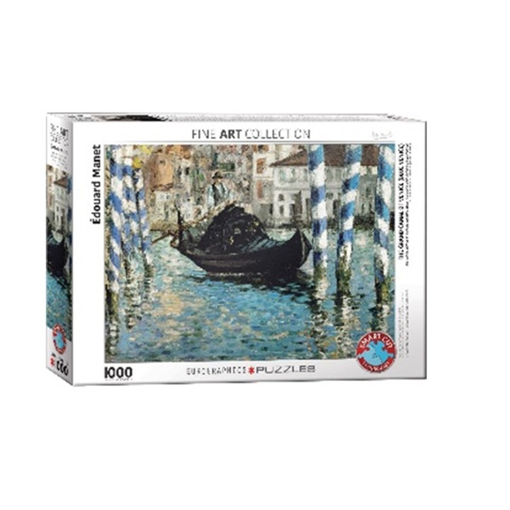 Пъзел Eurographics - Edouard Manet, Le Grand Canal, Venice, 1000 части