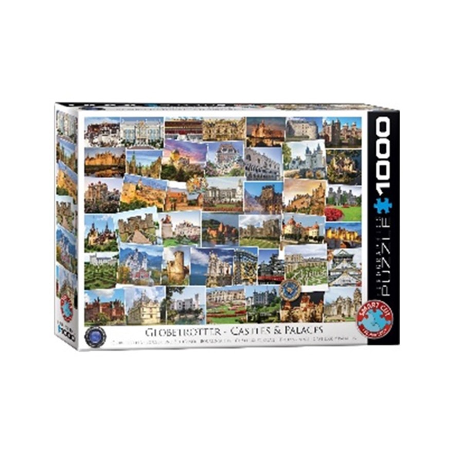 Puzzle Eurographics - Globetrotter, Castles and palaces, 1000 piese