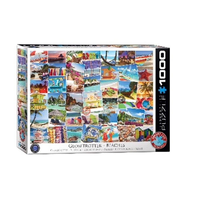 Пъзел Eurographics - Globetrotter beaches, 1000 части