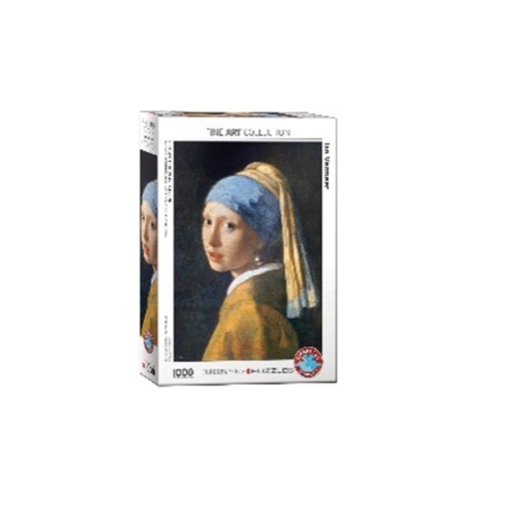 Пъзел Eurographics - Johannes Vermeer, The girl with a pearl earring, 1000 части