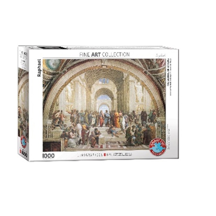 Пъзел Eurographics - Raphael, Die Schule von Athen, 1000 части