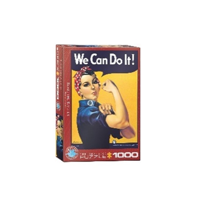 Eurographics puzzle, 1000 db-os - Rosie the Riveter, We can do it!