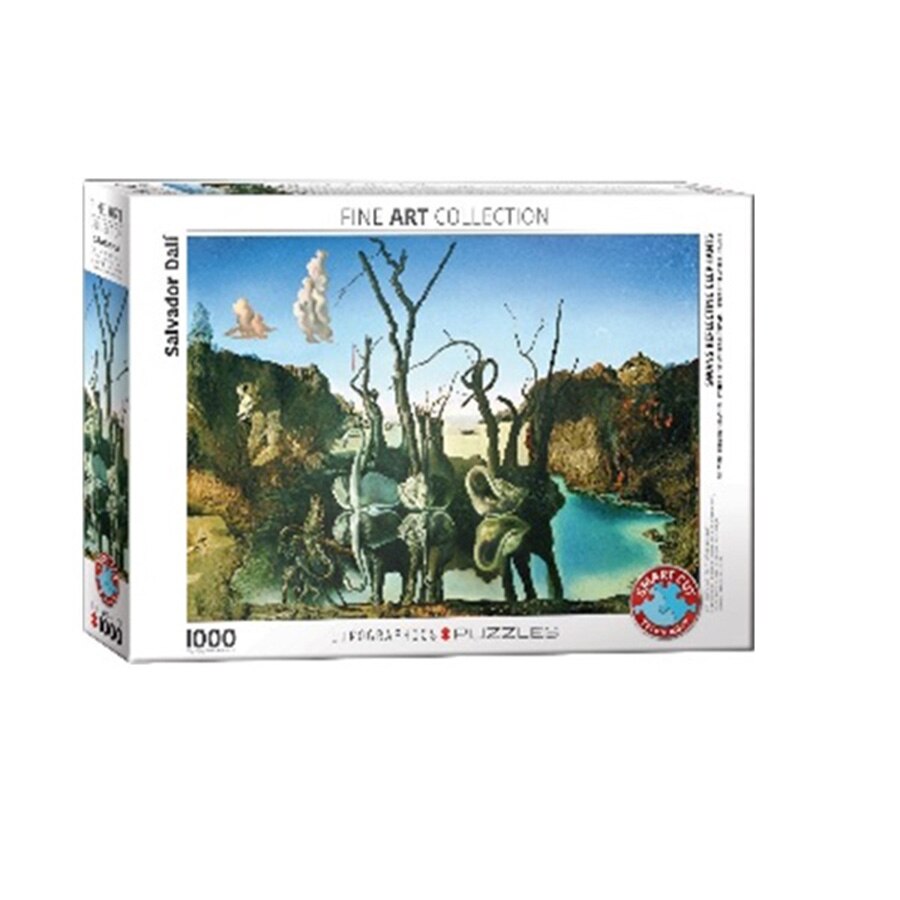 Puzzle Eurographics - Salvador Dali, Swans reflecting elephants, 1000 piese
