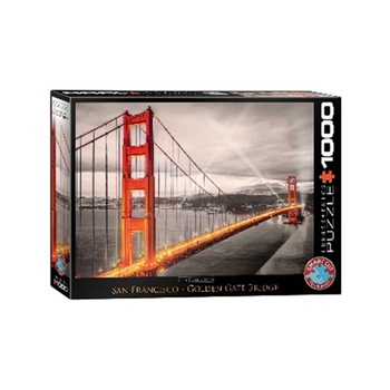 Puzzle Eurographics - San Francisco Golden Gate Bridge, 1000 piese Puzzle Eurographics - San Francisco Golden Gate Bridge, 1000 piese