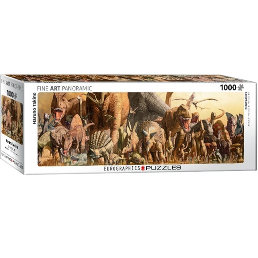 Puzzle Eurographics - Haruo Takino, Dinosaurs, 1000 piese