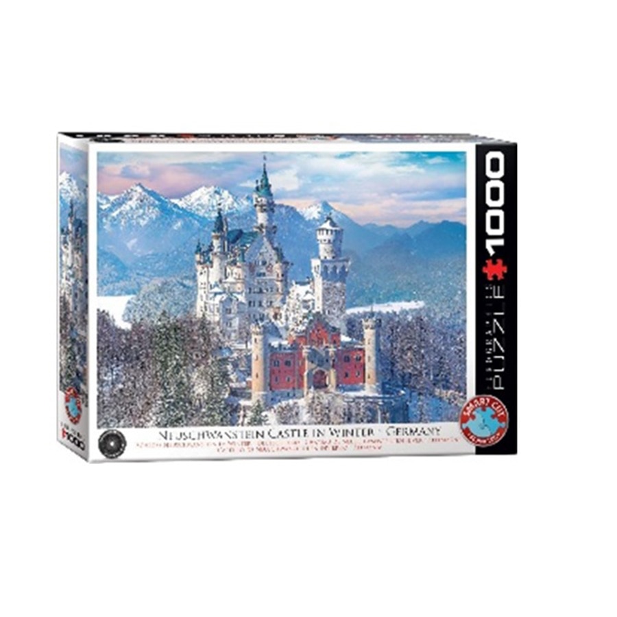 Puzzle Eurographics - Neuschwanstein in Winter, Germany, 1000 piese