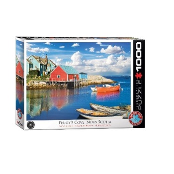 Puzzle Eurographics - Peggy's cove nova Scotia, 1000 piese Puzzle Eurographics - Peggy's cove nova Scotia, 1000 piese