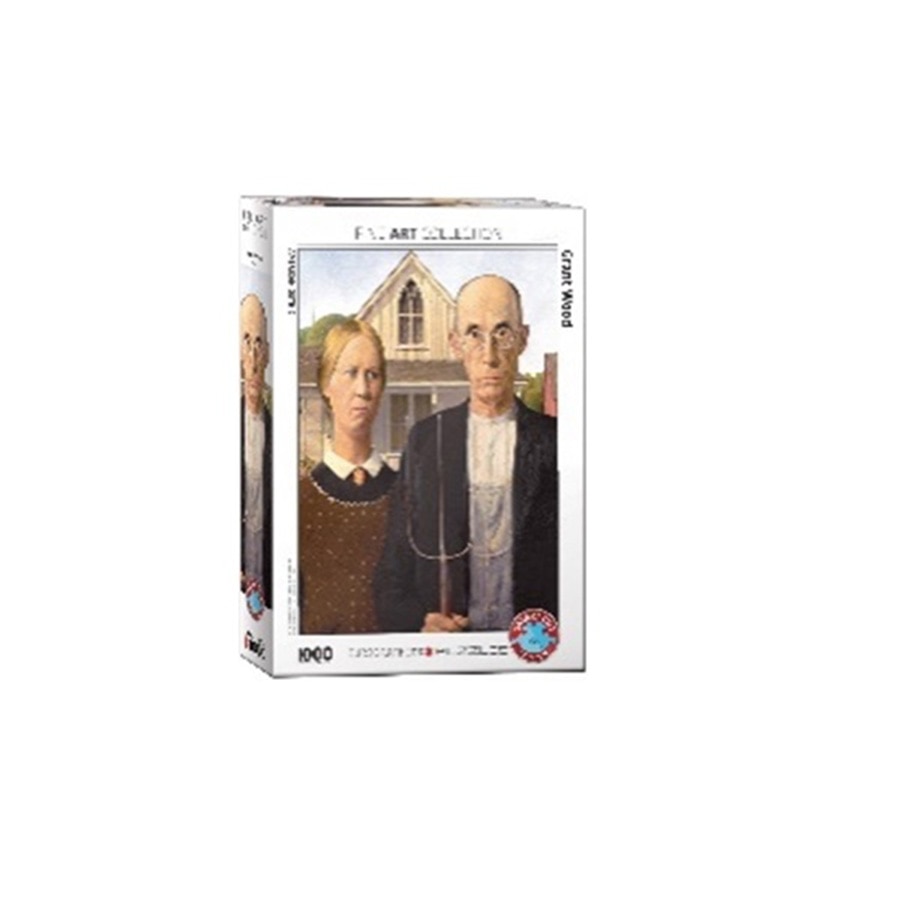 Puzzle Eurographics - Wood Grant, American gothic, 1000 piese